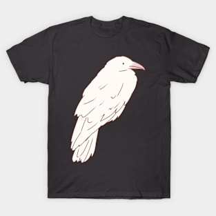 White crow art T-Shirt